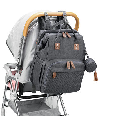 20L Nylon 600D Folding Diaper Bag Multifunctional Nappy Bag 1.4kg