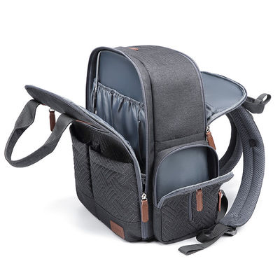 23L Embroidered Large Capacity Diaper Bag Backpack 0.9kg