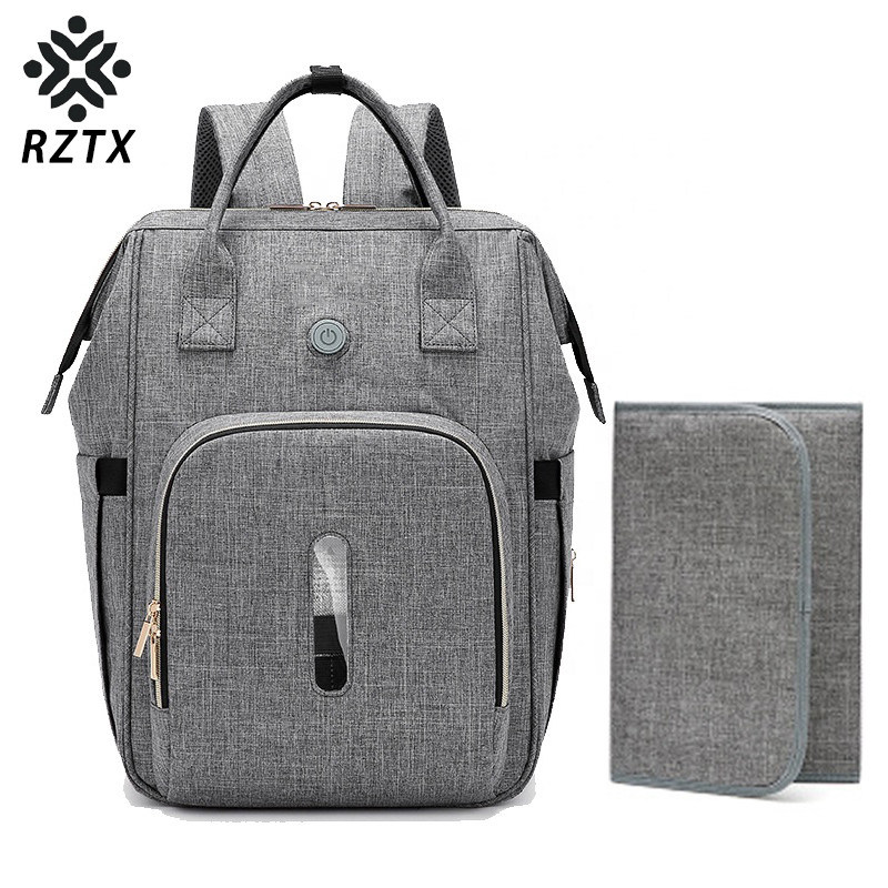 Geometric Polyester Fashion Mummy Maternity Nappy Bag 25*16*42cm